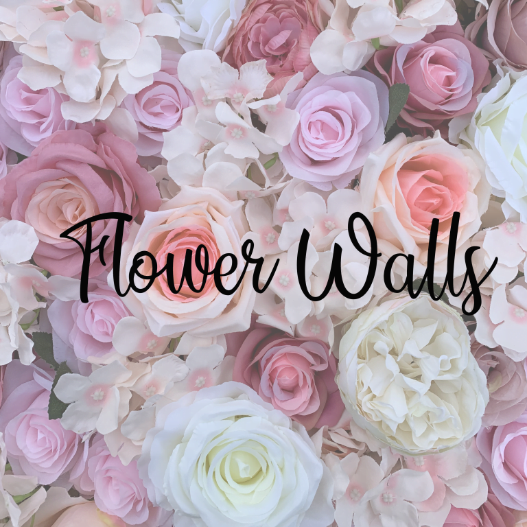 Square flower wall County Flower Walls